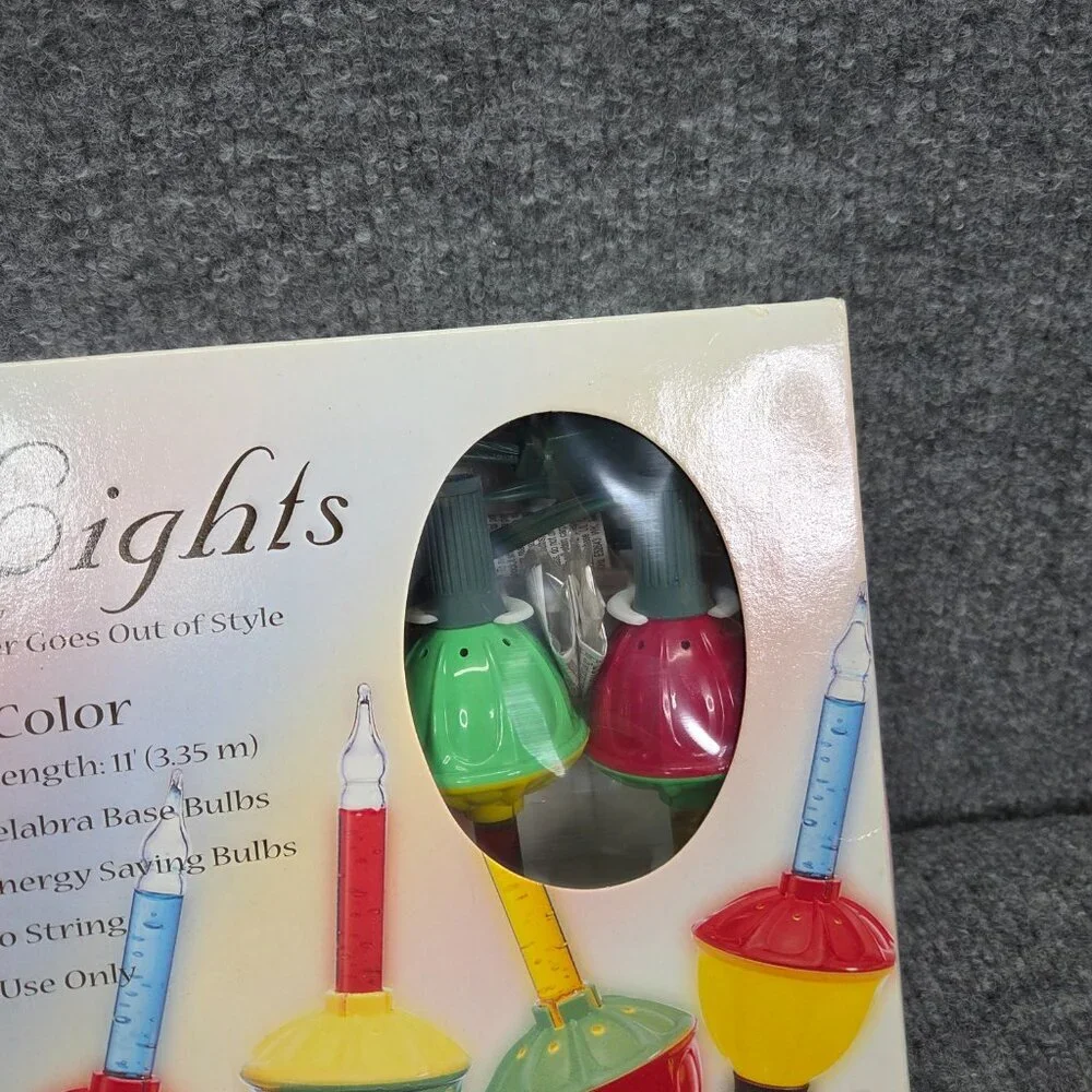2 Vintage C9 Christmas Bubble lights‎ String Lights Sets TESTED